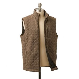 NEW FAHERTY epic quilted fleece vest in mountain branch